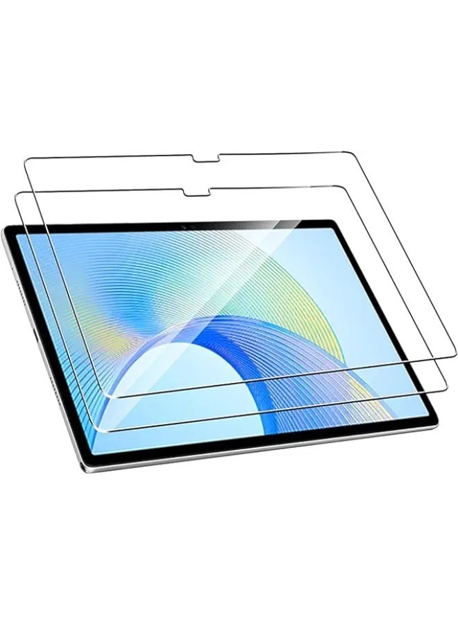 حماية شاشة مزدوجة لجهاز Honor Pad X8، زجاج مقسى عالي الدقة متوافق مع جهاز Honor Pad X8 - شفاف